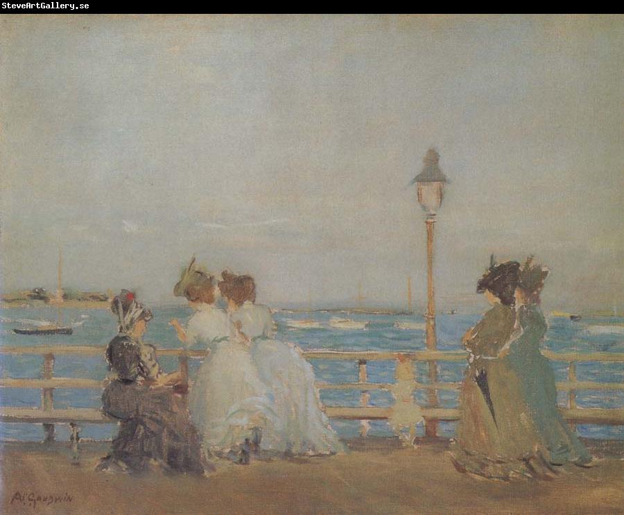 Arthur Clifton Goodwin On South Boston Pier